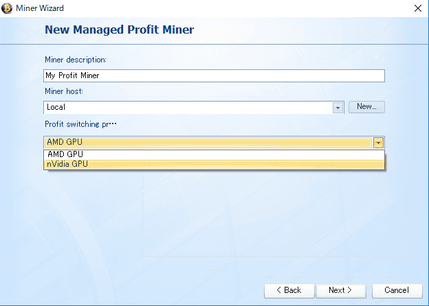 Awesome Miner - New Managed Profit Miner