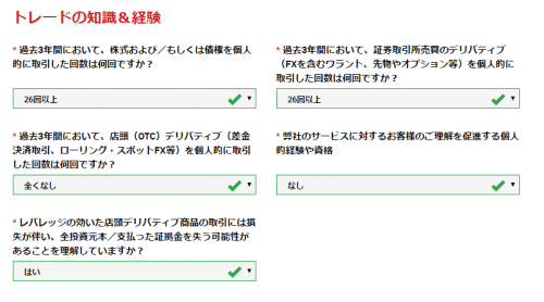 XM Tradingの口座開設 - トレード経験