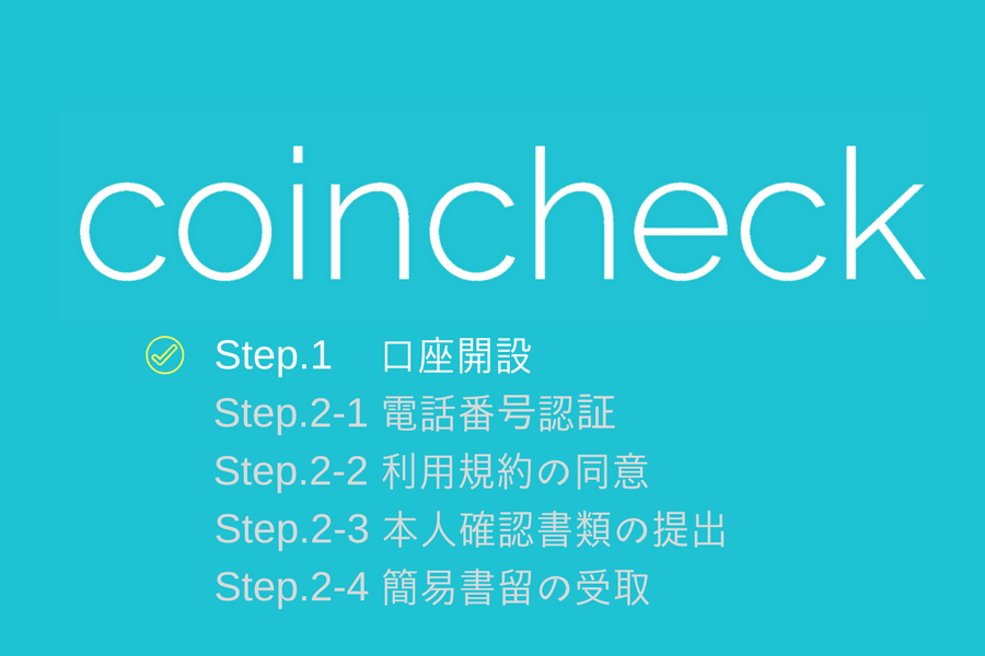 Coincheck - 口座開設