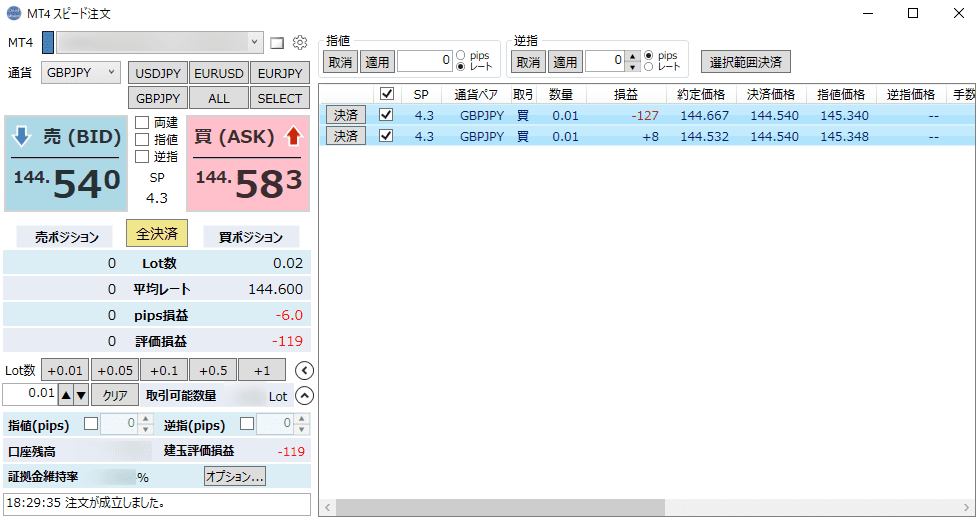 SpeedMT4 - 拡張領域